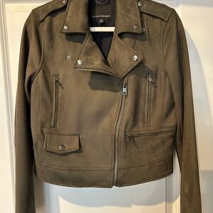 Banana Republic Olive Suede Jacket for Women